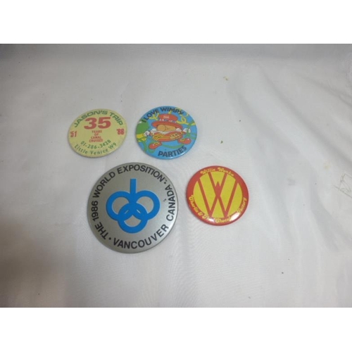 200 - Selection of Vintage Pin Badges including Rupert Bear, Dulux, and Lots More