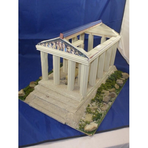 234 - Vintage Model of The Greek Acropolis (40cm x 51cm)