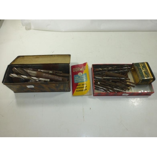 236 - Mixed Selection of Engineers Drill Bits, Information Handbook and Vintage Tins