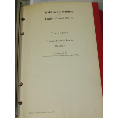 258 - Halsbury's Statutes Fourth Edition Volumes 45-50 Telecommunications and 1-11 Admirality to Courts an... 