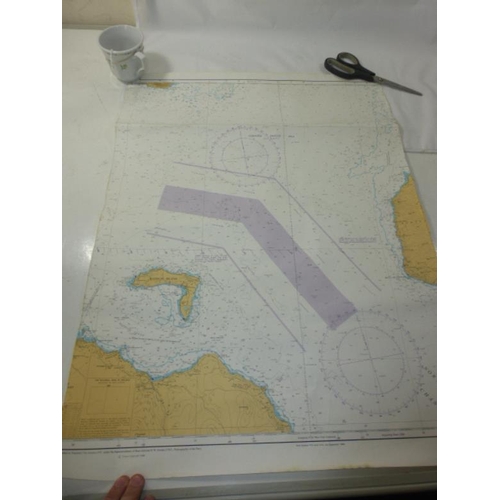 293 - Admiralty Hydrogapher Naval Chart's Including Loch Foyle to Sanda Island with Rathlin Island (Submar... 