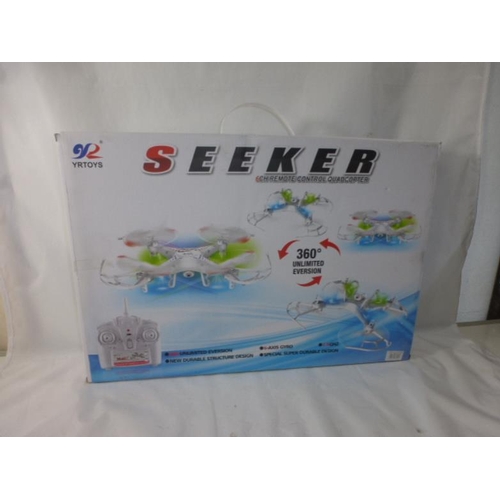 419 - Seeker 6 Channel Remote Controlled Quadcopter, with Inbuilt Camera