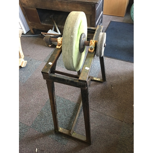 537 - Grinding wheel on stand