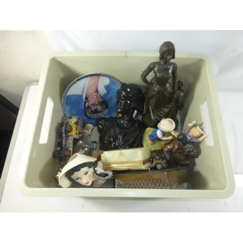 471 - Mixed Lot Including Figurines, Plate, Trinket Box and Lots More