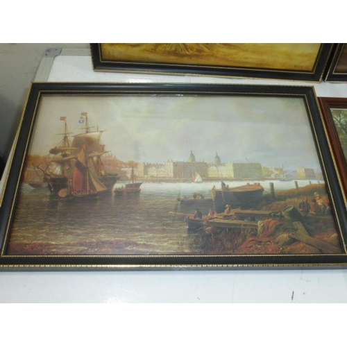 620 - Mixed Selection of Framed and Glazed Pictures Including Nautical and Countryside