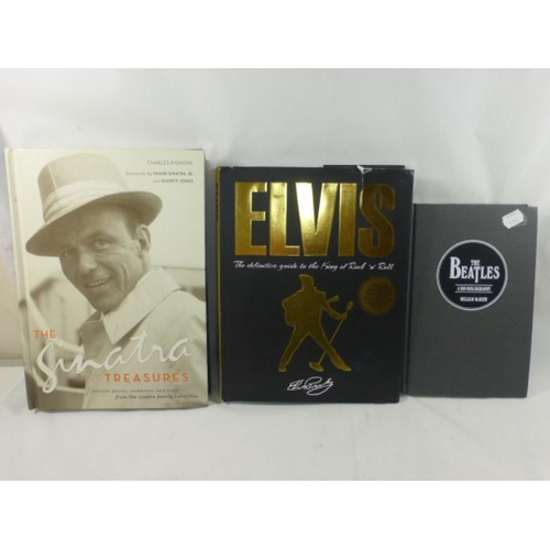 650 - Three Definitive Music Books Including Elvis, The Beatles and Frank Sinatra