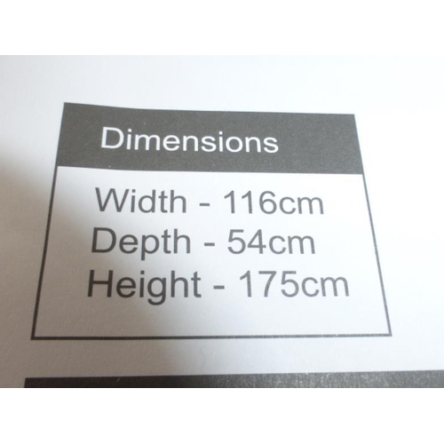 628 - Double Wardrobe- self Assembly complete with instructions