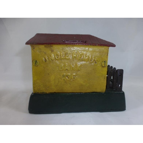 8 - Vintage Cast Iron The Book of Knowledge Money Box