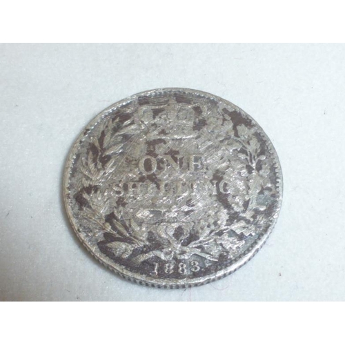 126 - Victorian Silver 1883 Shilling