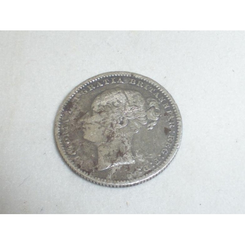 126 - Victorian Silver 1883 Shilling