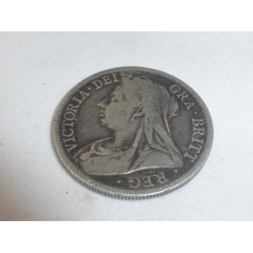 41 - Victorian 1900 Silver Half Crown