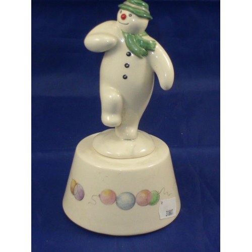 176 - Royal Doulton Musical Snowman A/F