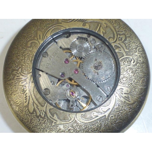 61 - Replica Omega Mechanical Astrological Pocket Watch (Working)