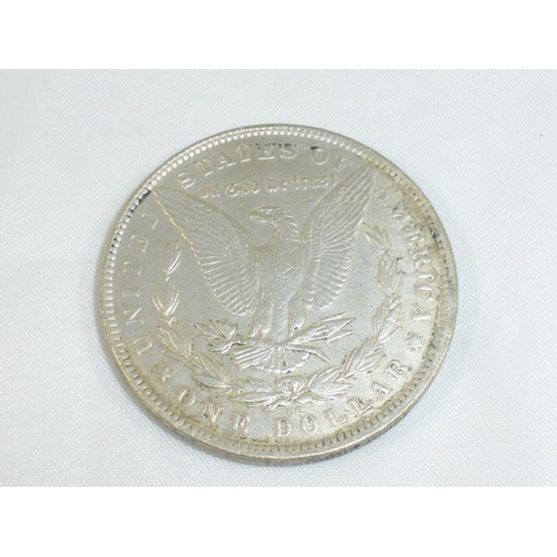 72 - United States of America, USA, Silver Morgan Dollar, 1881 CC (