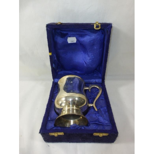 180 - Vintage Silver Plated Tankard in Presentation Box