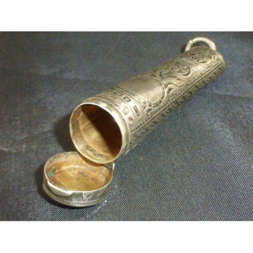 128 - Hallmarked Birmingham Circa 1905 Silver Cigarette Holder