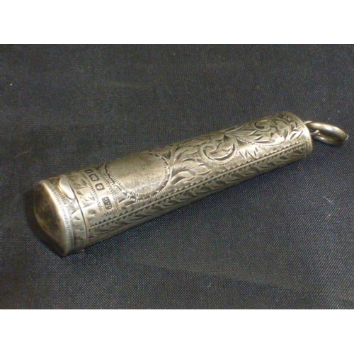 128 - Hallmarked Birmingham Circa 1905 Silver Cigarette Holder