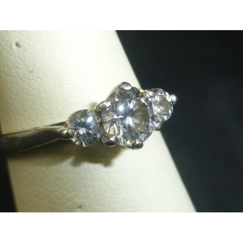 132 - Platinum 950 Ring with 0.75 Carat Diamond Clarity S11 Colour G Comes complete with Certificate and O... 