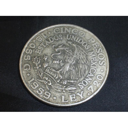 133 - Mexico Estados Unidos Mexicano's 1959 Coin