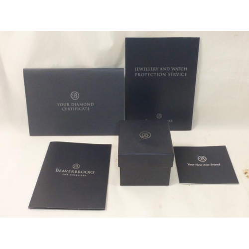 132 - Platinum 950 Ring with 0.75 Carat Diamond Clarity S11 Colour G Comes complete with Certificate and O... 