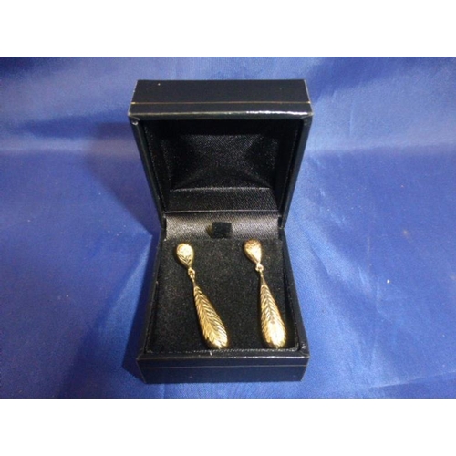 136 - Large 9CT Gold Earrings