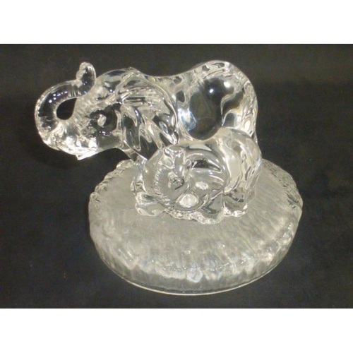 163 - Royal Crystal Rock Elephant Figure (13cm)