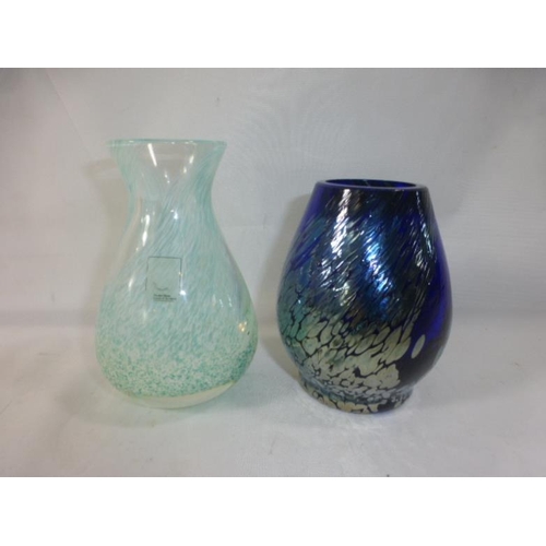 168 - Two Small Glass Vases including Caithness