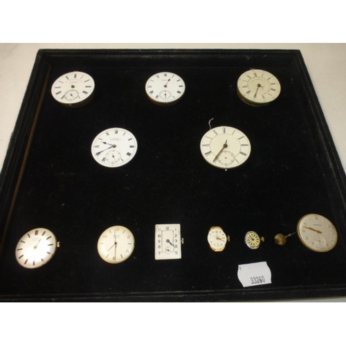 173 - Mixed selection of Watch Movement's including Waltham, Marine Chronograph, Rotary, Garrard and More