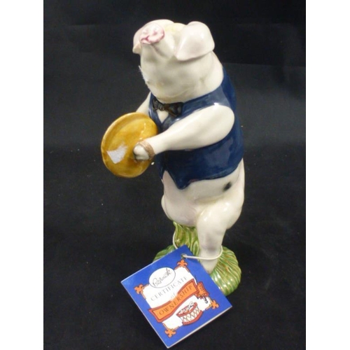 72 - John Beswick - Pig Figure - Andrew Cymbalist In box