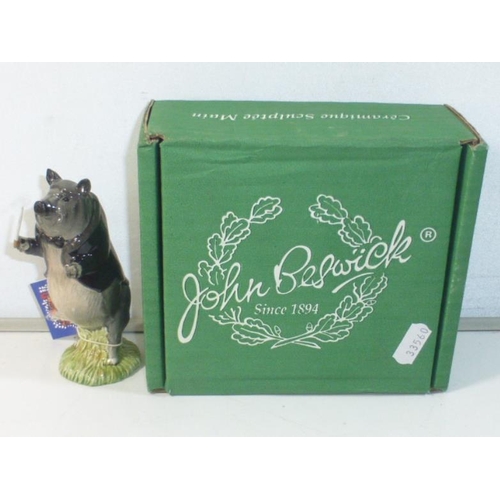 86 - John Beswick Pig Figure - John Conductor in box