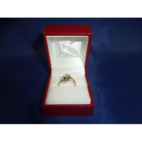 88 - 9CT Gold Solitaire Ring