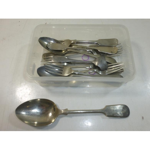 134 - Selection of Silver Plated Cutlery including Serving Spoon