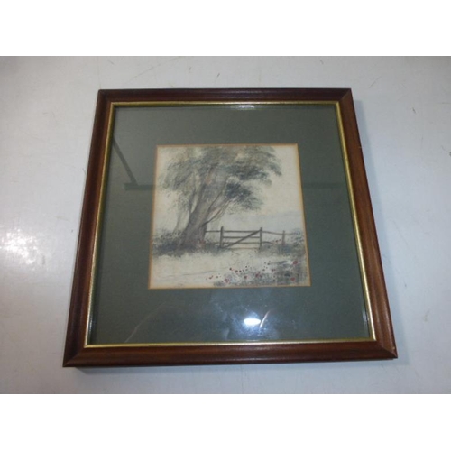 146 - Peter Hodson Original Framed and Glazed Water Colour depicting Country Scene