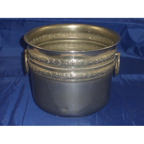 271 - Vintage Decorative Wine Bucket with handles