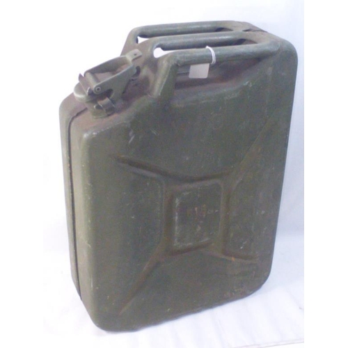 295 - Military 20 Litre Metal Jerry Can circa 1965 marked with Arrow
