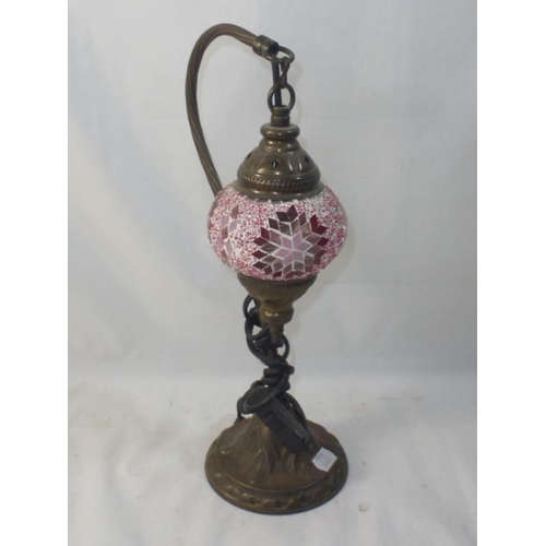 296 - Moroccan Mosaic Hanging Lamp (Working)