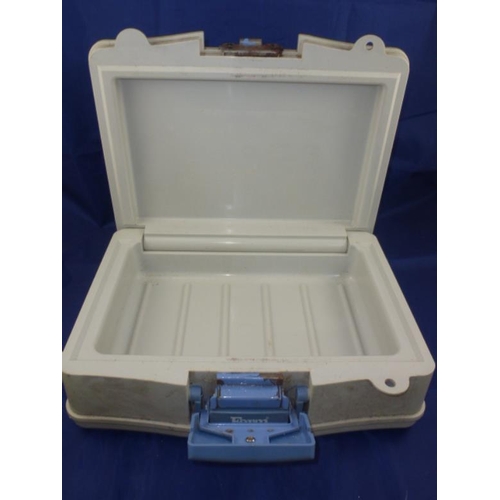 345 - Ferm Lockable Strong Box (40cm x 30cm)