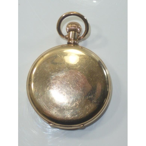 24 - Everite H. Samuel Manchester Pocket Watch Gold Plated