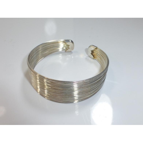 35 - Silver Coloured Bangle in Box