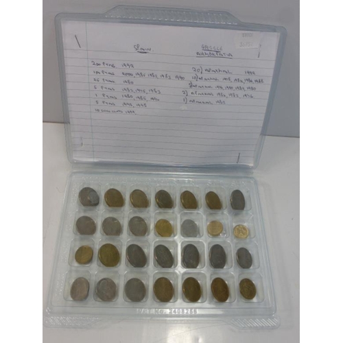 88 - Mixed Selection of Greek and Spanish Coinage Including Apaxme 10