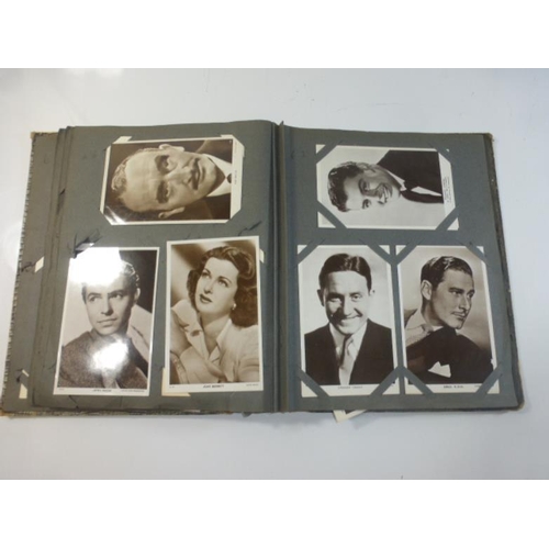 103 - My Film Favorites Postcard Album with Large Selection of Original Film Postcards including Gregory P... 