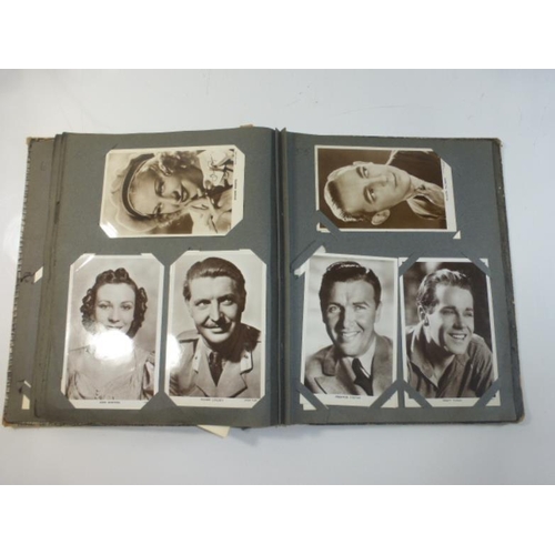 103 - My Film Favorites Postcard Album with Large Selection of Original Film Postcards including Gregory P... 