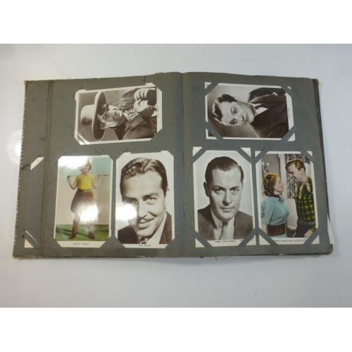 103 - My Film Favorites Postcard Album with Large Selection of Original Film Postcards including Gregory P... 