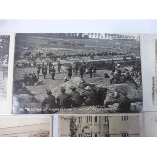 142 - Selection of Postcards Including Boar War, Battle Pictures, 1950s Funnies and More