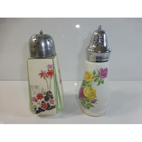 155 - Two Ceramic Sugar Shakers to include Midwinter