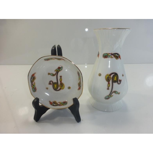 157 - Two Pieces Royal Tara Pottery Hand Painted in Galway