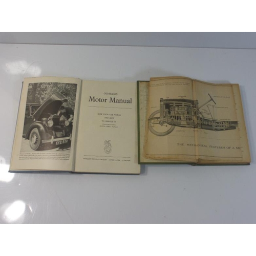 191 - Two Vintage Auto Books Including The Autocar Handbook (8th Edition) and Odhams Motor Manual 1955