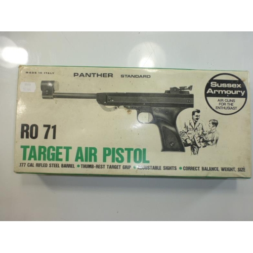 237 - Panther RO 71 Target Air Pistol in Original Box