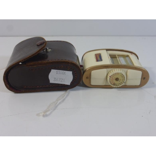 265 - Vintage Sixtomat Light Meter (1950s / 1960s) complete with Case