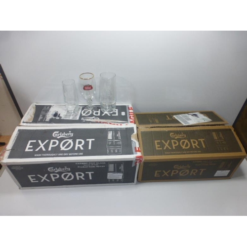 403 - Collection of Export Pint Glasses and Half Pint Glasses